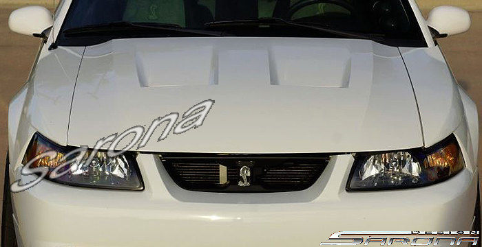 Custom Ford Mustang  Coupe & Convertible Hood (1999 - 2004) - $690.00 (Part #FD-015-HD)
